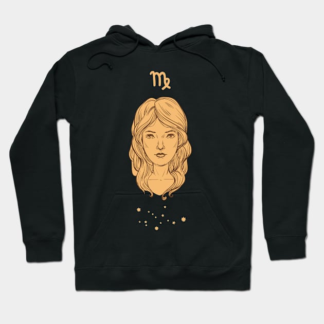 Virgo Hoodie by DDP Design Studio